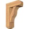 Ekena Millwork Funston Craftsman Smooth Bracket w/ Offset Brace, Western Red Cedar, 7 1/2"W x 20"D x 28"H BKT0806X20X28FST04SWR - alternate 1